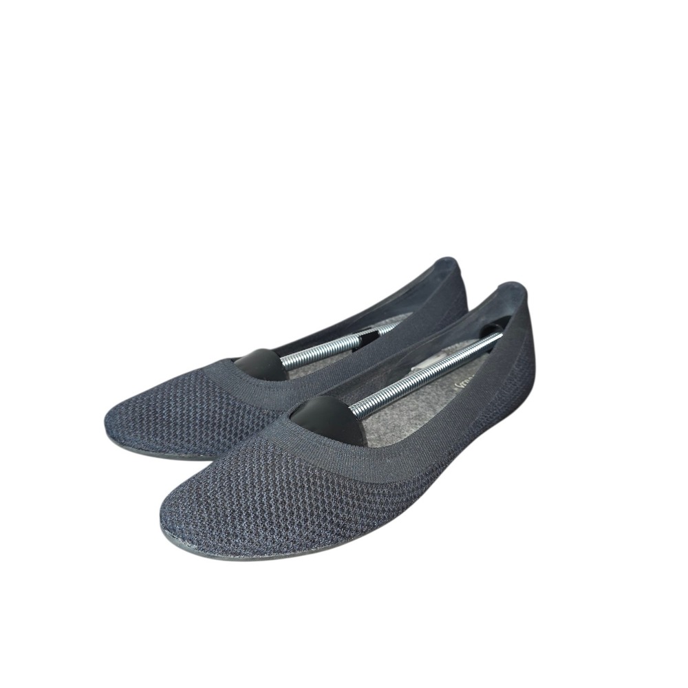 Allbirds Tree Breezers Flats Gray Knit Slip On Shoes Women's 10